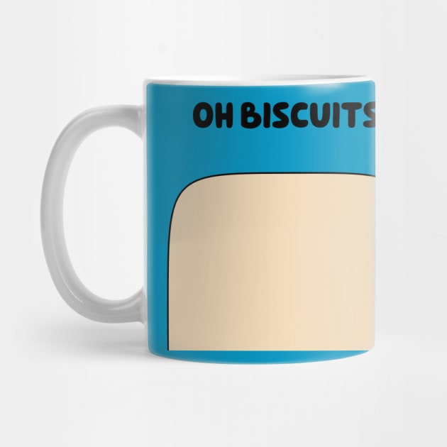 Oh Biscuits Blue shirt by Aphantasous